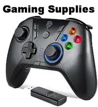 Gaming supplies.